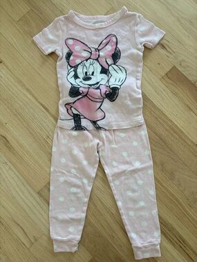 Disney Pink Minnie Mouse Toddler Pajamas